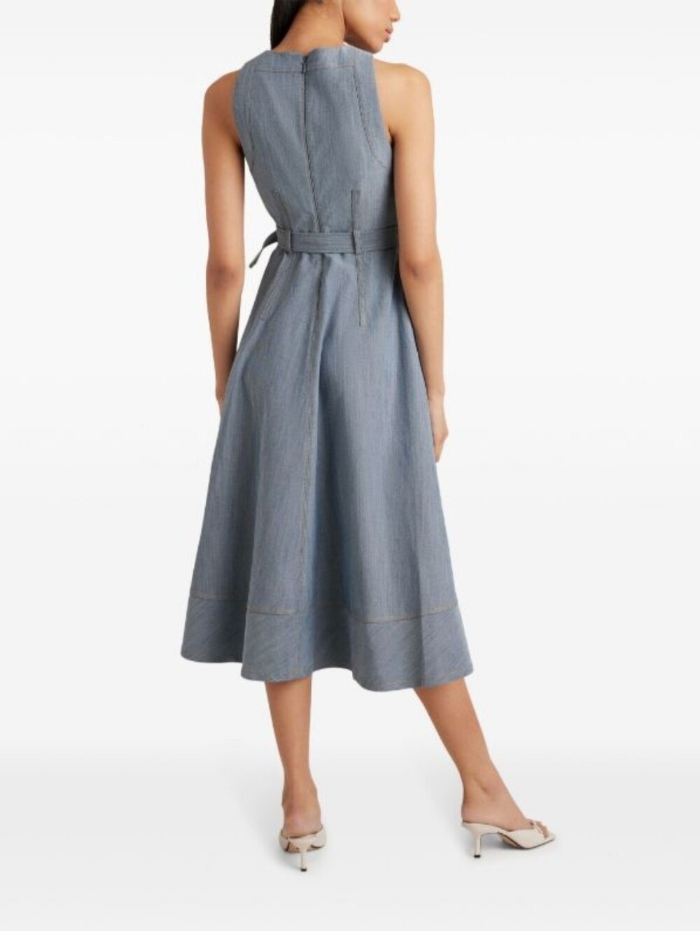 Cinq a Sept Zelda Jean Dress Size 0 - Picture 4 of 11